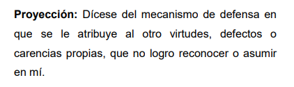 Concepto de proyección